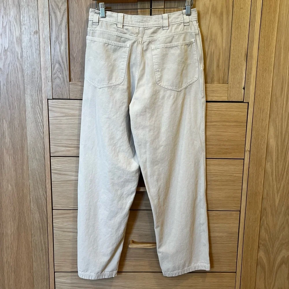 Adsum NYC Relaxed Fit Chino Pants Khaki Tan Size Small Spring Casual Neutral